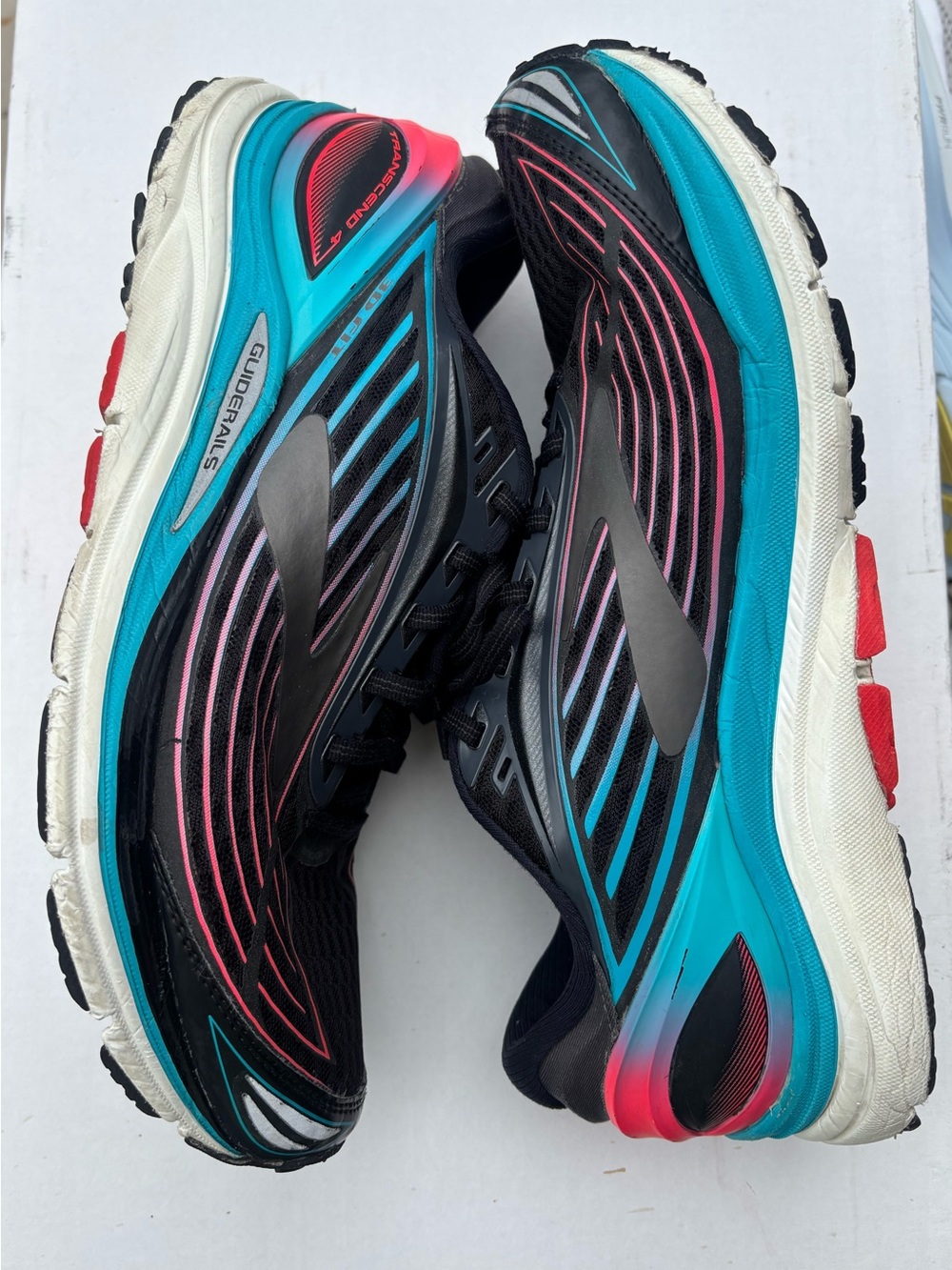 Brooks Women’s Athletic Shoes - Black with Teal & Pink
